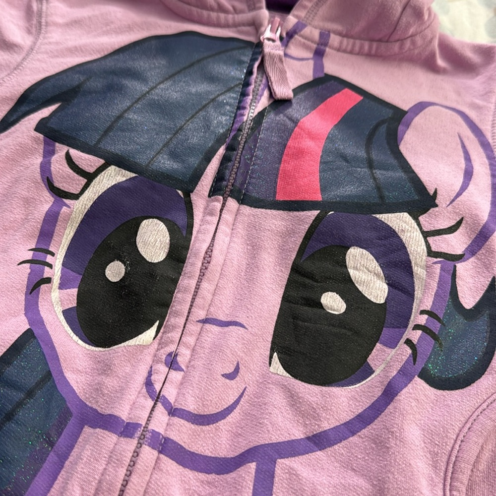 PLAY Size 5/6 - My Little Pony Twilight Sparkle Hooded Jacket - Picture 6 of 15